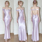 Lilac Off Shoulder Prom Dresses Long Evening Dress   cg25460