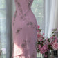Pink Vintage Dresses, Long Evening Dress    cg25980