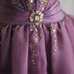 A Line Beaded Purple Short Party Dress Cocktail Dresses Homecoming Dress     cg25703