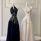 Halter Vintage Evening Dresses,Sleeveless Party Gowns  cg25487