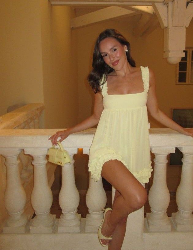 A Line Yellow Chiffon Short Party Dress Cocktail Dresses Homecoming Dress     cg25739