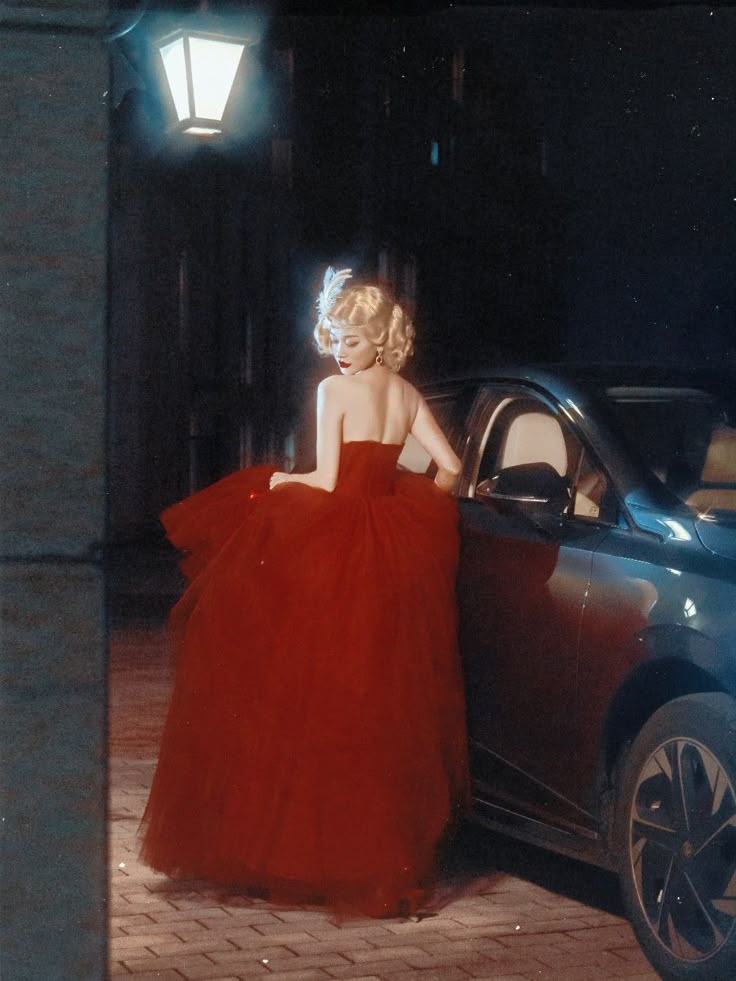 Red A Line Tulle Strapless Prom Dresses Party Evening Dress   cg25459