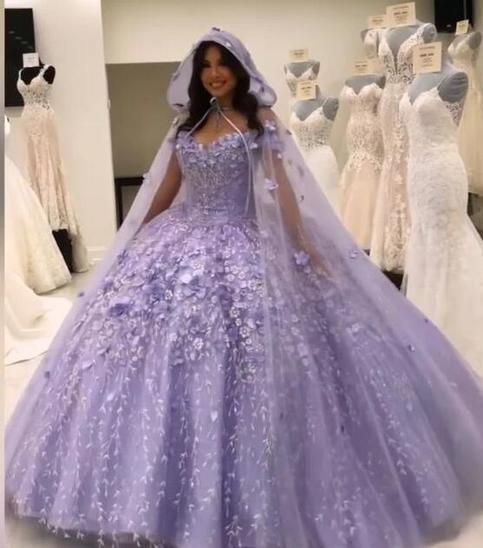 Blumen Quinceanera Kleider Off Schulter Ballkleid Puffy Spitze Stickerei Prinzessin Sweet 16 Mädchen cg24835