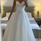 Sparkly Glitter Wedding Dress for Women, A-Line Bridal Gown Sleeveless Floor Length Custom Made      cg25140