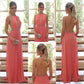 Sexy Halter Backless Chiffon Beaded Prom Formal Evening Party Dress cg2274