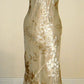 Vintage Champagne Floral Prom Dress Mermaid Birthday Outfits      cg25138