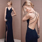 Spaghetti Straps Prom Dresses,Slit Prom Dresses,Long Evening Dress  cg6061