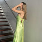 Simple Spaghetti Strap Split Side A-Line Long Prom Dress,Evening Dress     cg25190