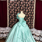 A Line One Shoulder Ball Gown Quinceanera Dress Unique Evening Dress    cg25576