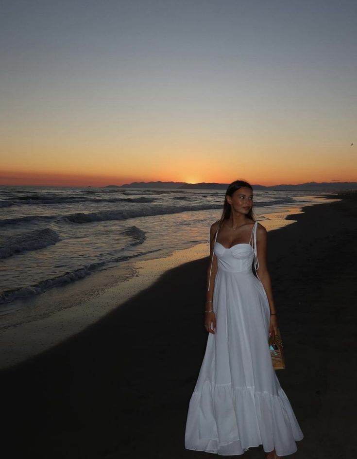 A Line White Evening Dress Long Prom Party Gowns    cg25791