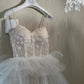 A Line Tulle Princess Evening Dress for Girls Long Party Gowns    cg25781