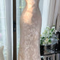 Champagne Long Mermaid Prom Party Dresses Formal Evening Dress   cg25891
