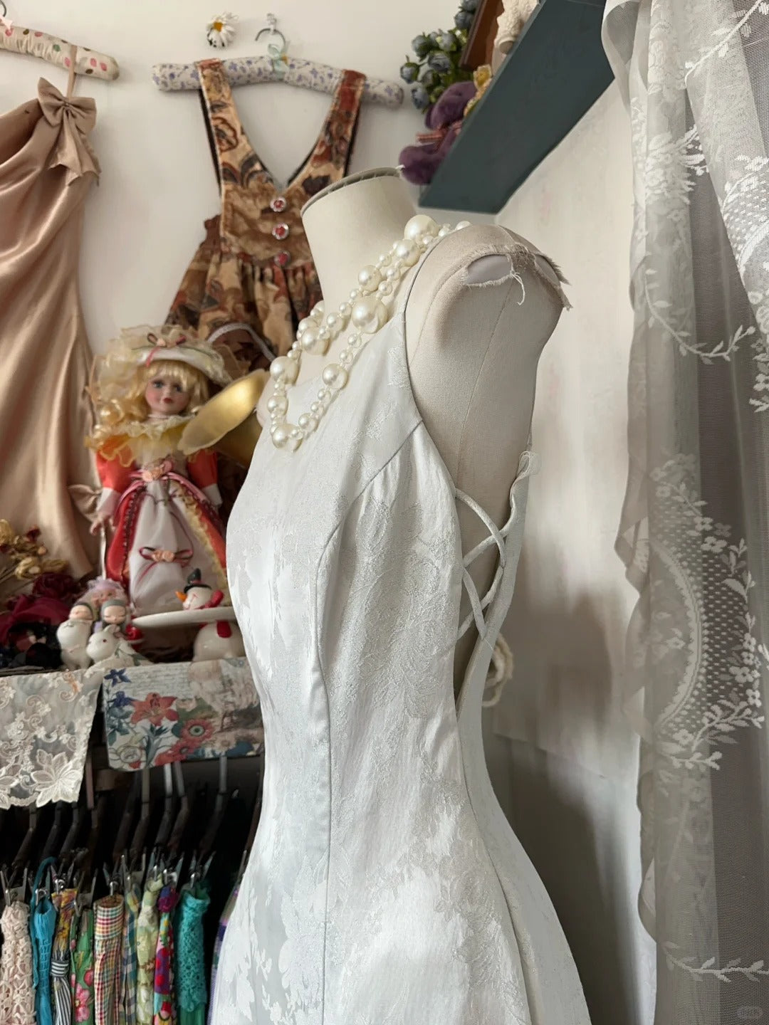 A Line Vintage Long Party Dress Evening Dress Prom Dresses     cg25754