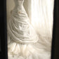 A Line White Wedding Dress Sleeveless Long Princess Evening Dress   cg25940