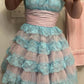 A Line Tulle Lace Short Prom Dress Short Party Dress Cocktail Dresses Homecoming Dress     cg25881