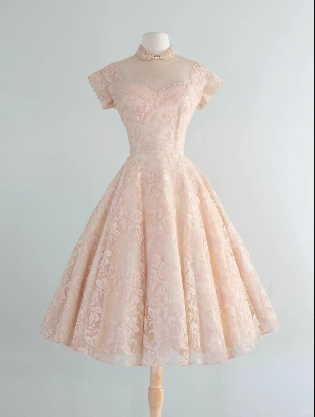 A Line Lace Vintage Homecoming Dresses Short Prom Dress Short Party Dress    cg25925