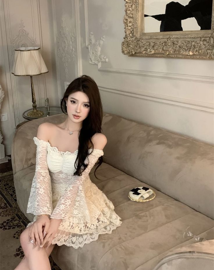 Ivory Lace Cocktail Dresses Homecoming Dress Short Prom Dress Party Dress    cg26034