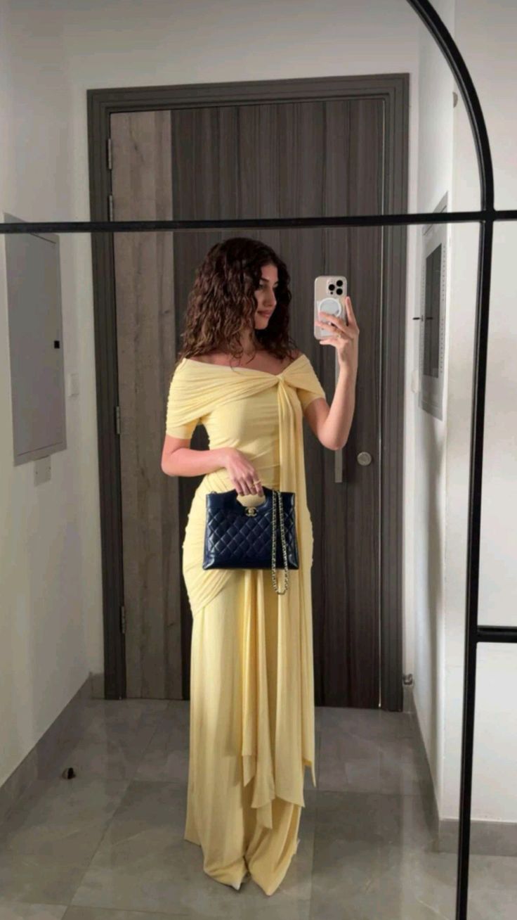 Yellow Mermaid Evening Dress Off Shoulder Prom Party Dress     cg25645