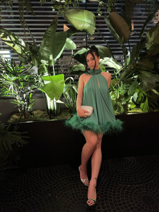 Green Short Formal Dress Party Dress Homecoming Dresses    cg25816