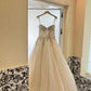 A Line Tulle Princess Evening Dress for Girls Long Party Gowns    cg25784