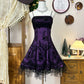 A Line Purple Vintage Short Party Dress Cocktail Dresses Homecoming Dress     cg25803