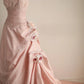A Line Pink Princess Dress Wedding Dress Sleeveless Long Evening Dress   cg25929