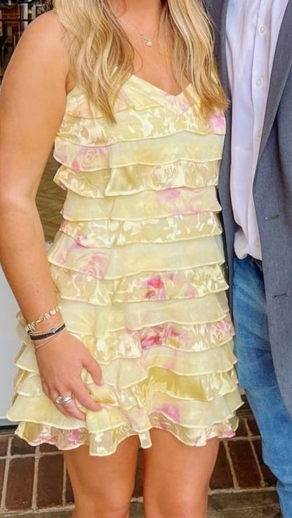 Multi-layer Chiffon Short Party Dress Cocktail Dresses Homecoming Dress     cg25736