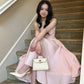 Pink Evening Dresses, A Line Sleeveless Party Gowns  cg25554