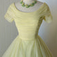 A Line Yellow Vintage Homecoming Dress Short Prom Dress Party Dress    cg26052
