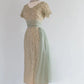 Green Lace Vintage Prom Party Dresses Unique Evening Dress   cg26051