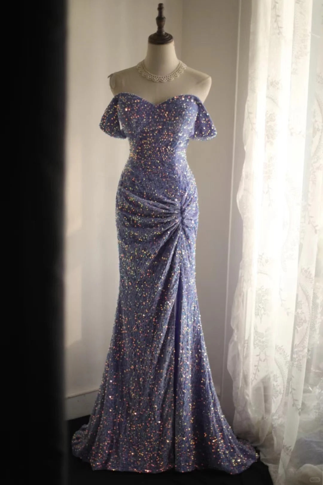 Long Mermaid Sequin Party Dress Evening Dress Prom Dresses     cg25756