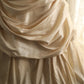 A Line Champagne Wedding Dress Sleeveless Long Princess Evening Dress   cg25941