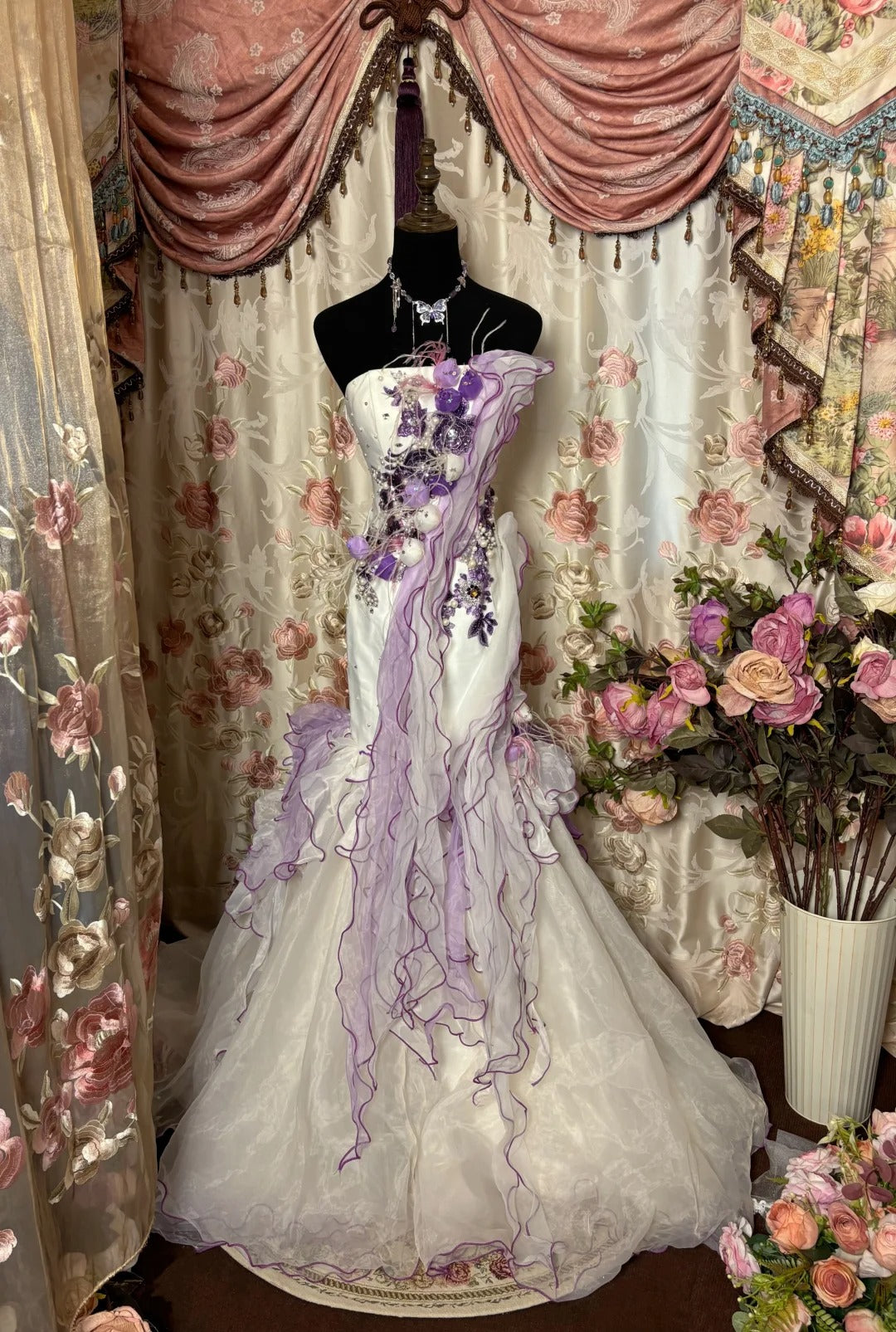 Vintage Evening Dresses,Mermaid Long Sleeveless Party Gowns  cg25542