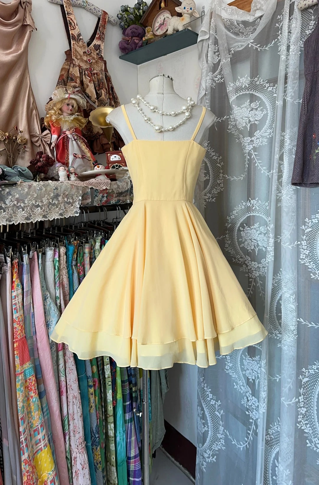 Yellow Short Party Dress Short Evening Dress      cg25540