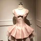 Short Pink Party Dress Fashion Evening Dress Homecoming Gowns      cg25582