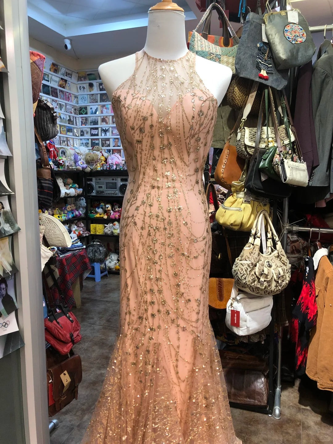 Tulle Mermaid Elegant Prom Dress Long Evening Party Gowns    cg25833