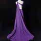 A Line Purple Formal Dress Vintage Long Party Dress Evening Dress Prom Dresses     cg25720