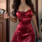 Burgundy Evening Dresses, Sleeveless Long Prom Party Gowns  cg25556