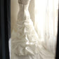 White Wedding Dress Sleeveless Long Princess Evening Dress   cg25937