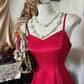 Red High Low Vintage Party Dress Evening Dress Prom Dresses     cg25755