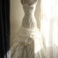 White Wedding Dress Sleeveless Long Princess Evening Dress   cg25937