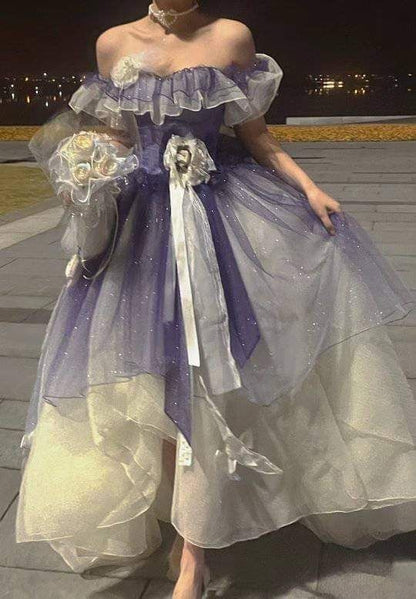 A Line Off Shoulder Prom Dresses, Long Evening Dress Formal Dress    cg25967