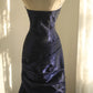 Strapless Navy Blue Prom Party Dresses Unique Long Evening Dress   cg25942