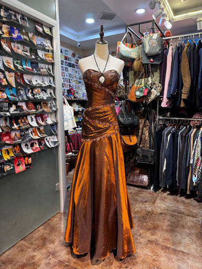 Vintage Prom Dress Long Evening Party Gowns    cg25834