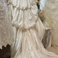 Elegant Vintage Wedding Dress Ivory Satin Prom Dresses cg26303