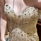 Sweetheart Neck Beads Prom Party Dress Mermaid Sexy Evening Dress cg26319
