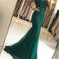 Purple lace mermaid evening dress off the shouler prom gowns with pearl beaded   cg14038