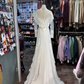 Modest Lace Wedding Dress Chiffon Long Sleeved Wedding Gown cg26350