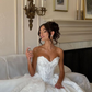 Romantic White Applique Wedding Gown Lace Bridal Dress  cg26139