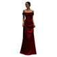 Off-Shoulder Evening Gown Long Prom Evening Formal Dresses       cg25146